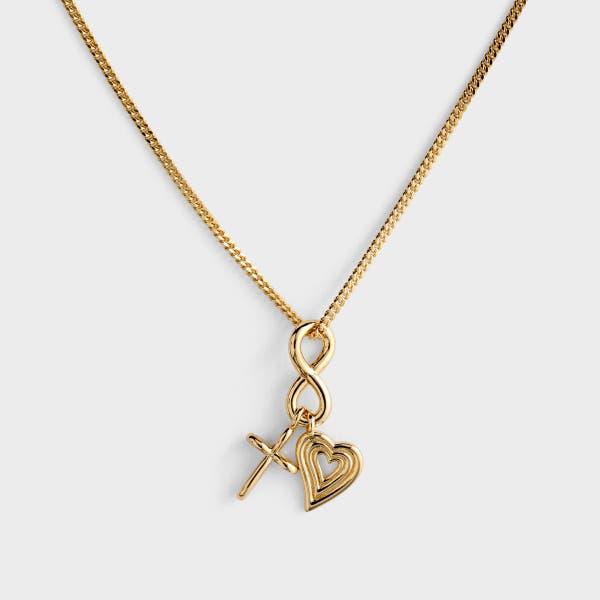 Rizen - Faith, Hope, & Love - Charm Pendant Necklace
