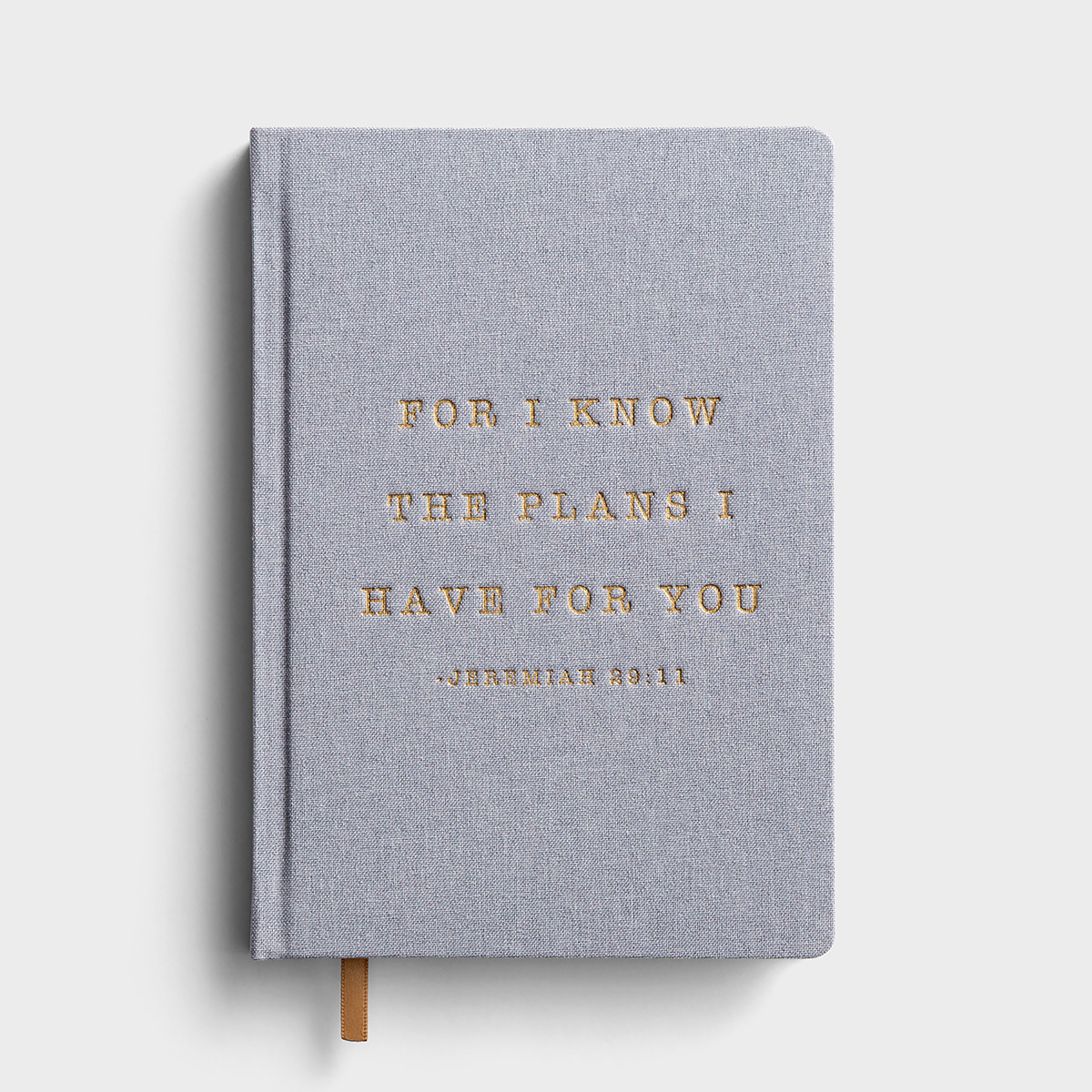 For I Know The Plans - Fabric Journal
