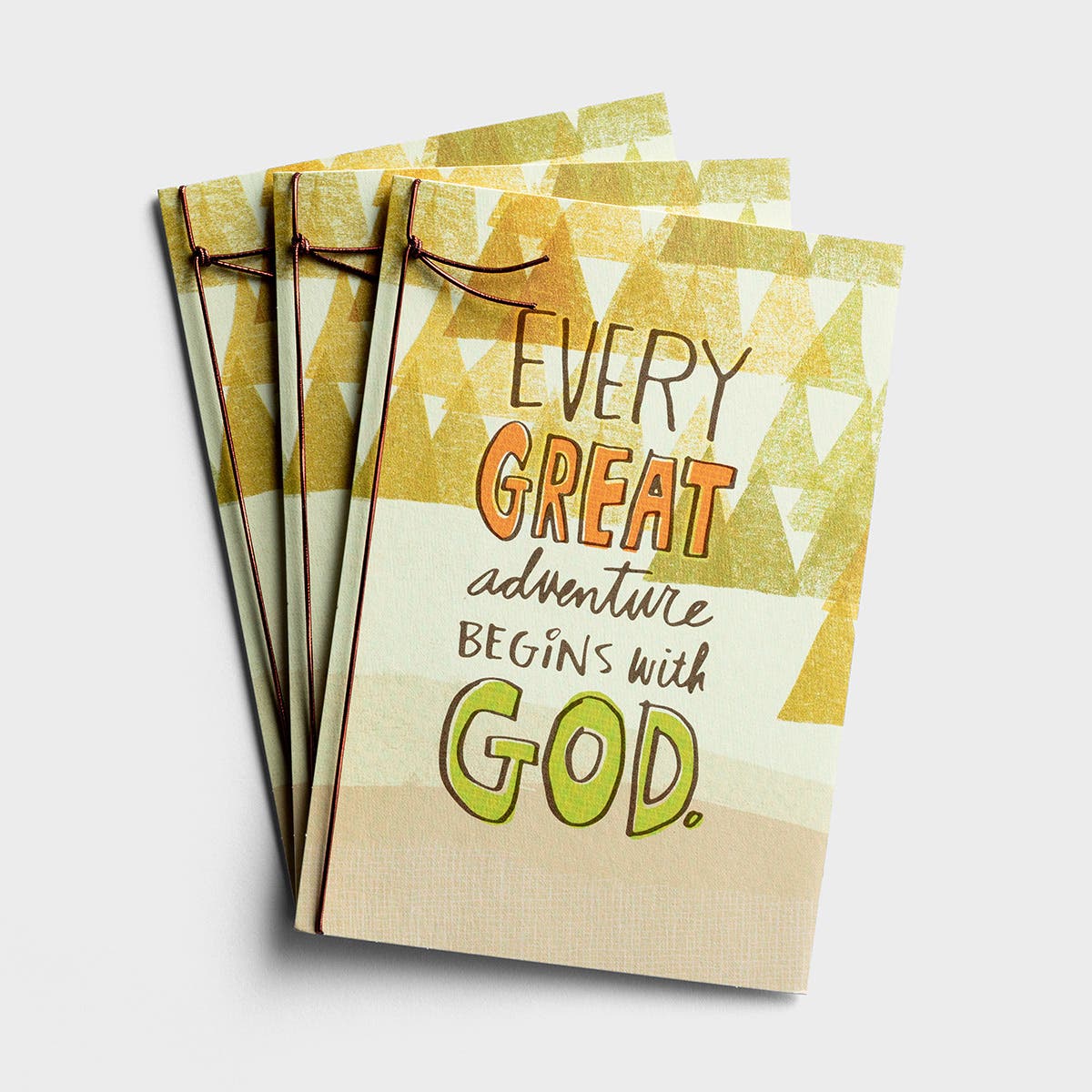 Graduation - Adventure Begins with God - 3 Premium Cards