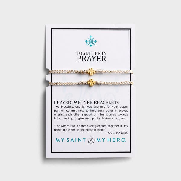 My Saint My Hero - Together In Prayer Bracelet Set