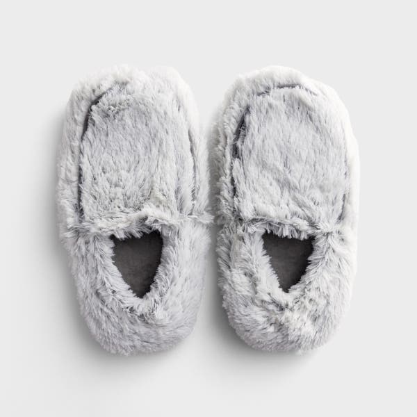 Warmies - Marshmallow Slippers - Gray