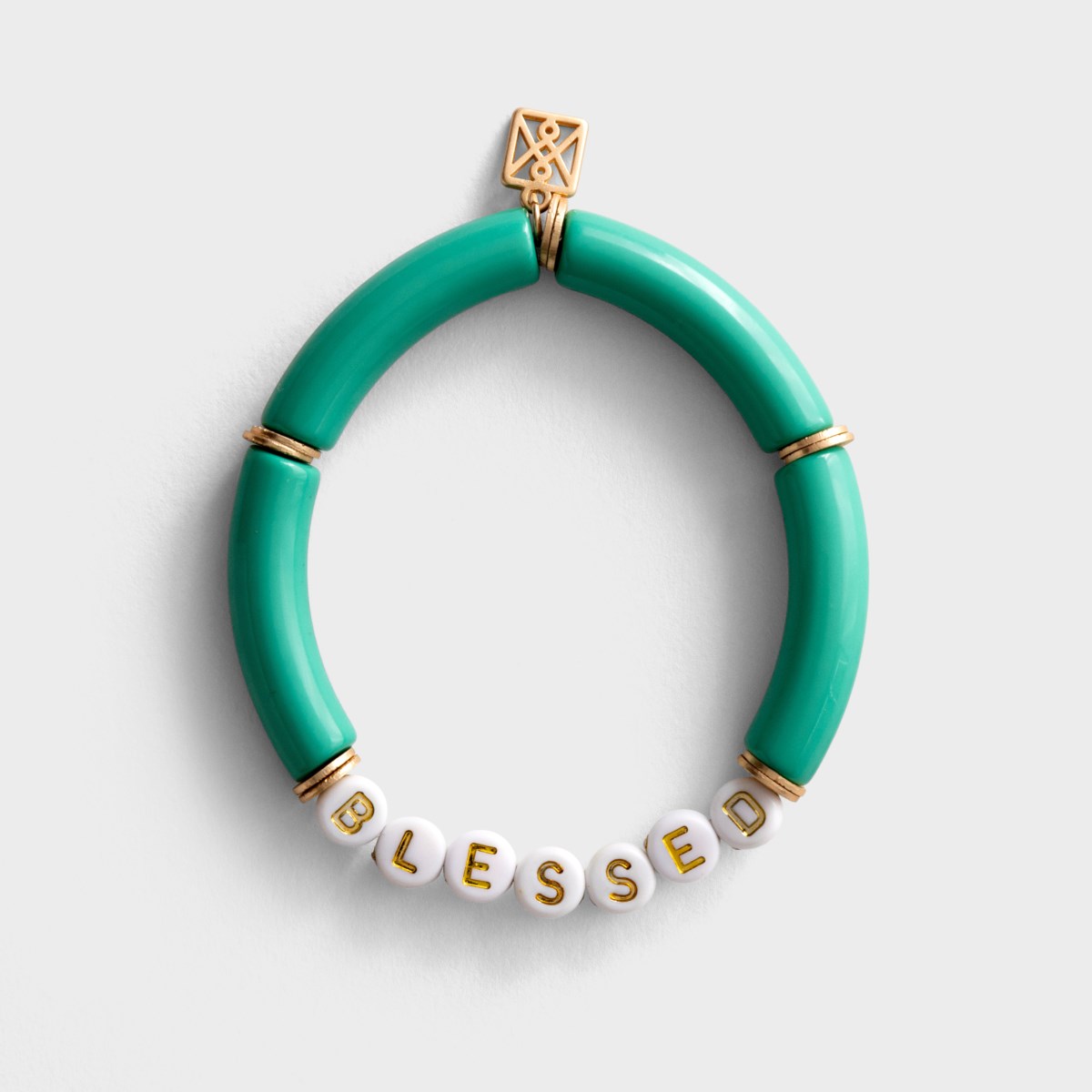 Blessed - Tube Bead Bracelet, Mint