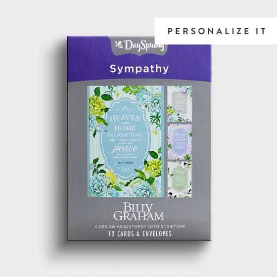 Billy Graham - Sympathy - Heaven - 12 Boxed Cards, KJV