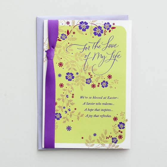 Easter - Wife - The Love of My Life - 1 Greeting Card
