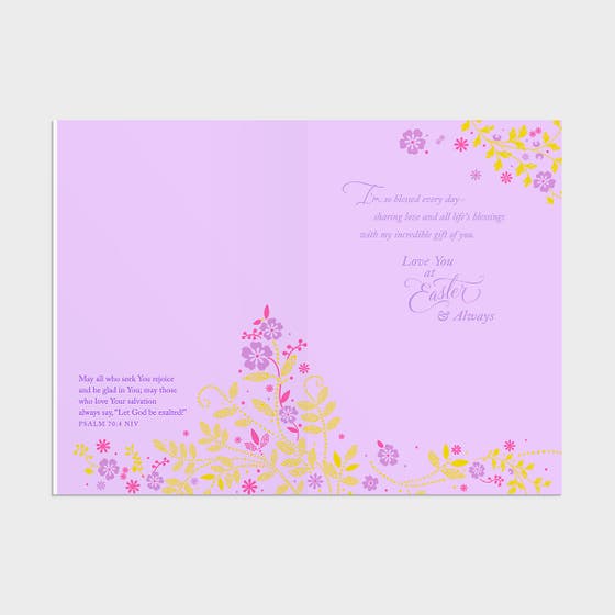 Easter - Wife - The Love of My Life - 1 Greeting Card