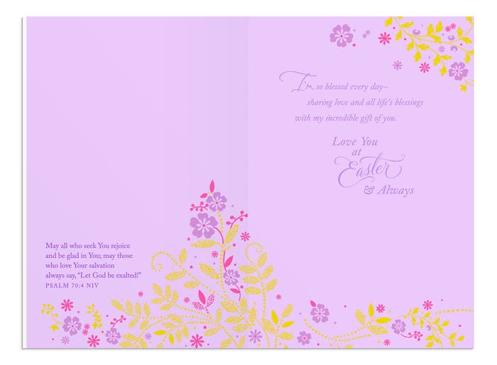 Easter - Wife - The Love of My Life - 1 Greeting Card