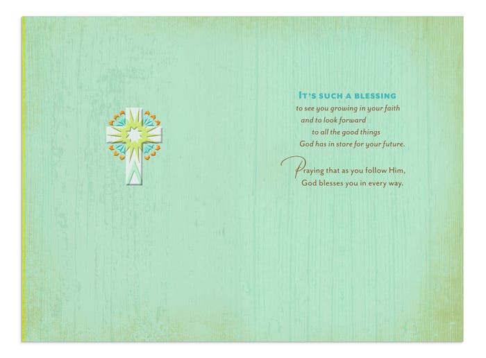 Confirmation - Nephew - 1 Greeting Card