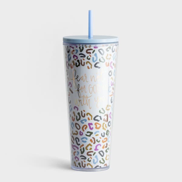 Mary Square - Fear Not - Straw Tumbler