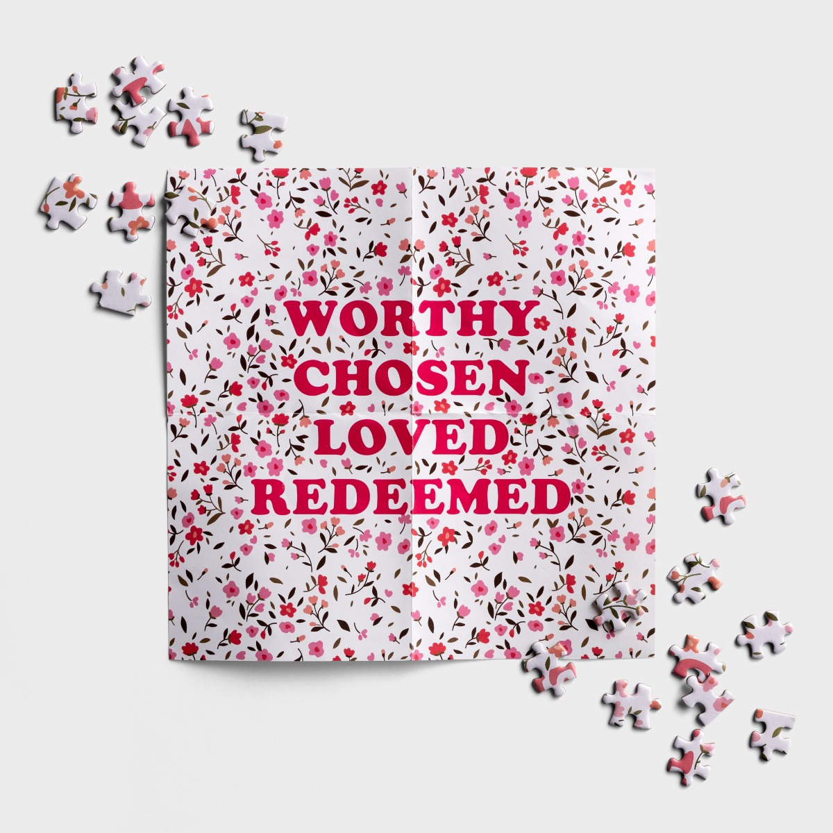 Worthy Chosen Loved Redeemed - Inspirational Jigsaw Puzzle - 250 Pieces