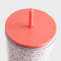 Mary Square - Worthy Chosen Loved Redeemed - Straw Tumbler