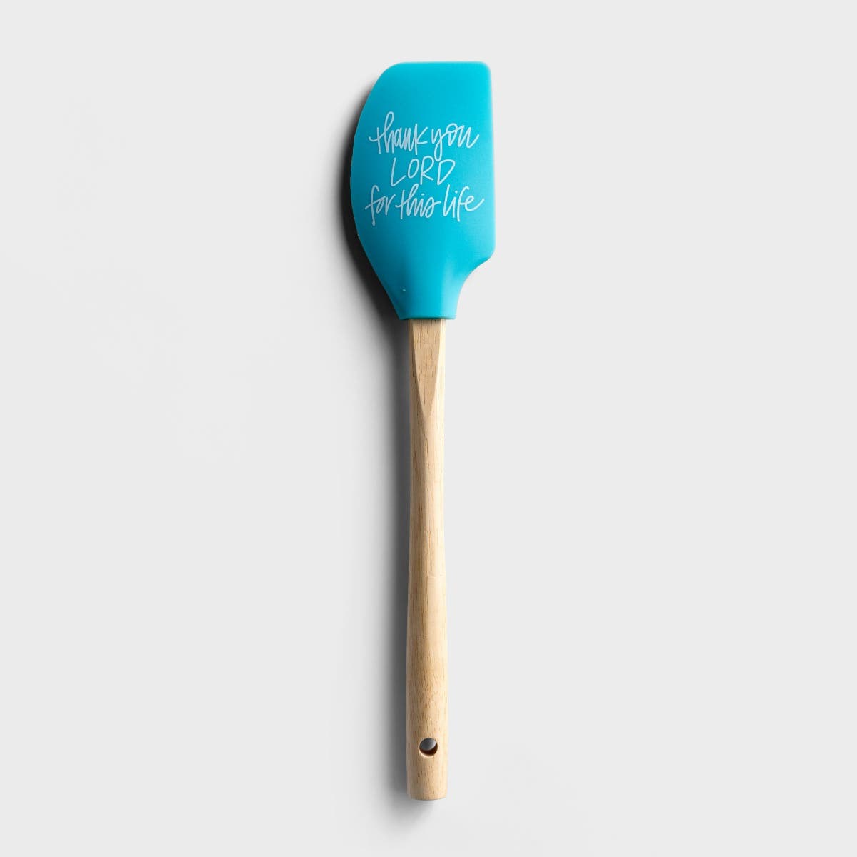 Custom Logo Imprinted Silicone Spatulas with Wooden Handles - 4 Colors