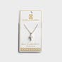 Sammy - Gold Pearl Cross Necklace