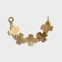 Ellison - Gold Cross Toggle Bracelet