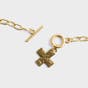 Ellison - Gold Cross Toggle Bracelet