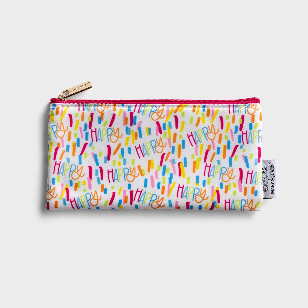 Happy - Zippered Pouch