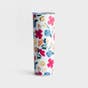 Mary Square - Stainless Steel Skinny Tumbler - Darling Daisy