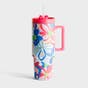 Curved Handled Tumbler - Color Me Happy