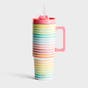 Mary Square - Curved Handled Tumbler - Sunset Stripe