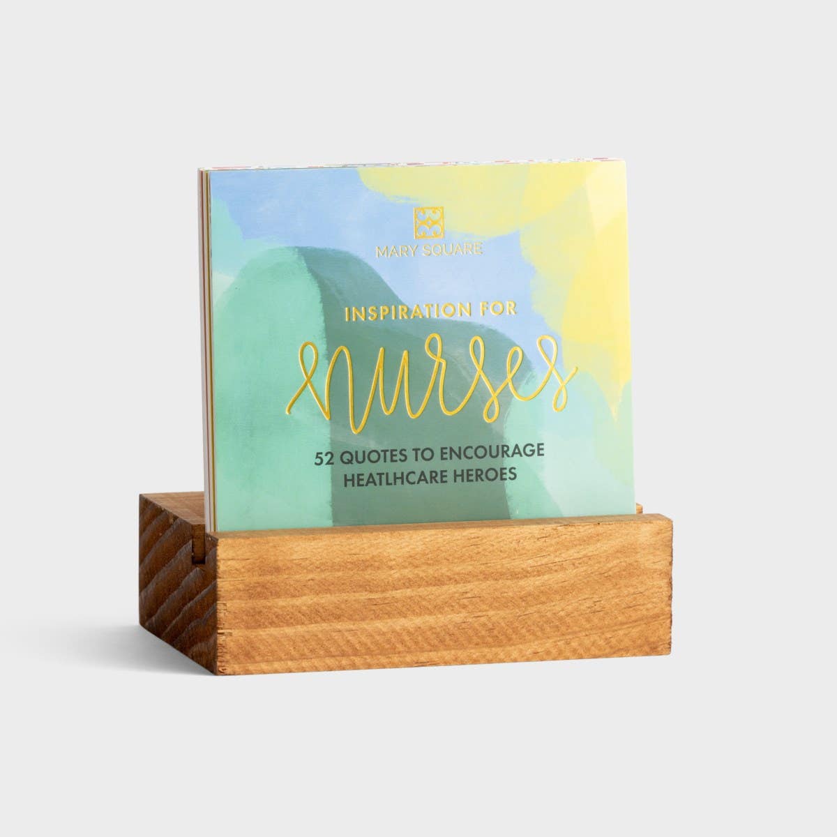 Mary Square - Encourage Healthcare Heroes - Scripture Block with 52 Inspirational Prints