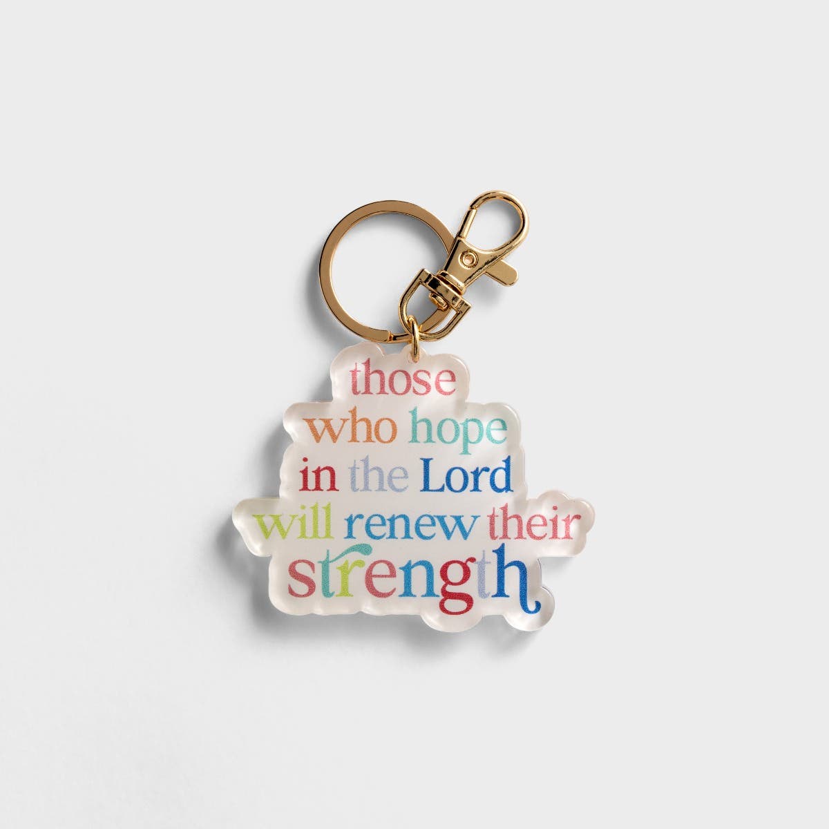 Mary Square - Hope in the Lord - Acrylic Keychain