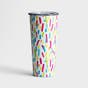 Large Stainless Steel Tumbler 24oz - Paint Splash