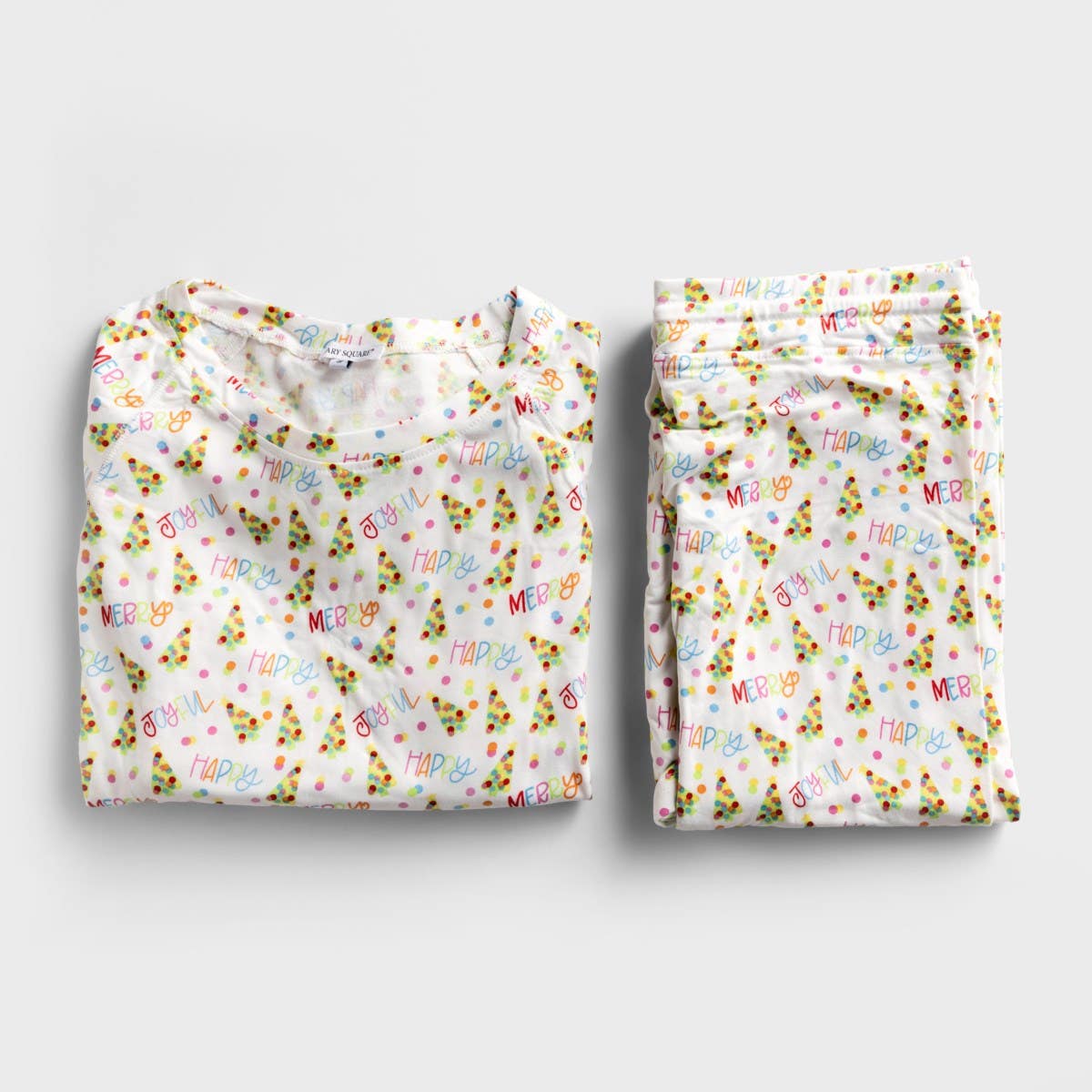 Maghon Taylor - Merry Joyful Happy - Christmas Pajama Set