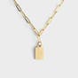 Rest in Him Mini Tag Necklace