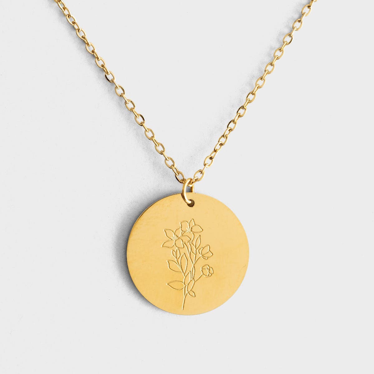 A Love Like Sarah - Gold Pendant Necklace