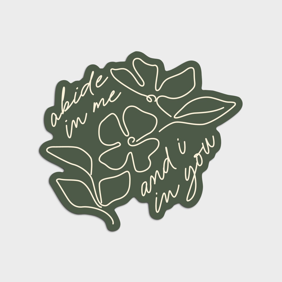 Dear Heart - Abide in Me Sticker