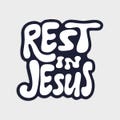 Dear Heart - Rest In Jesus Sticker