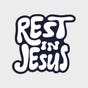 Dear Heart - Rest In Jesus Sticker