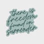 Dear Heart - Freedom in Surrender Sticker