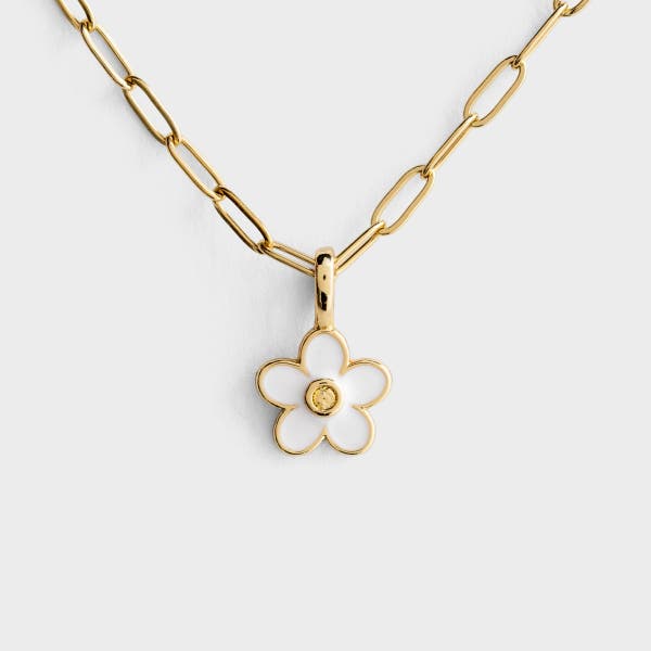 Dear Heart - Consider the Wildflowers - Charm Necklace