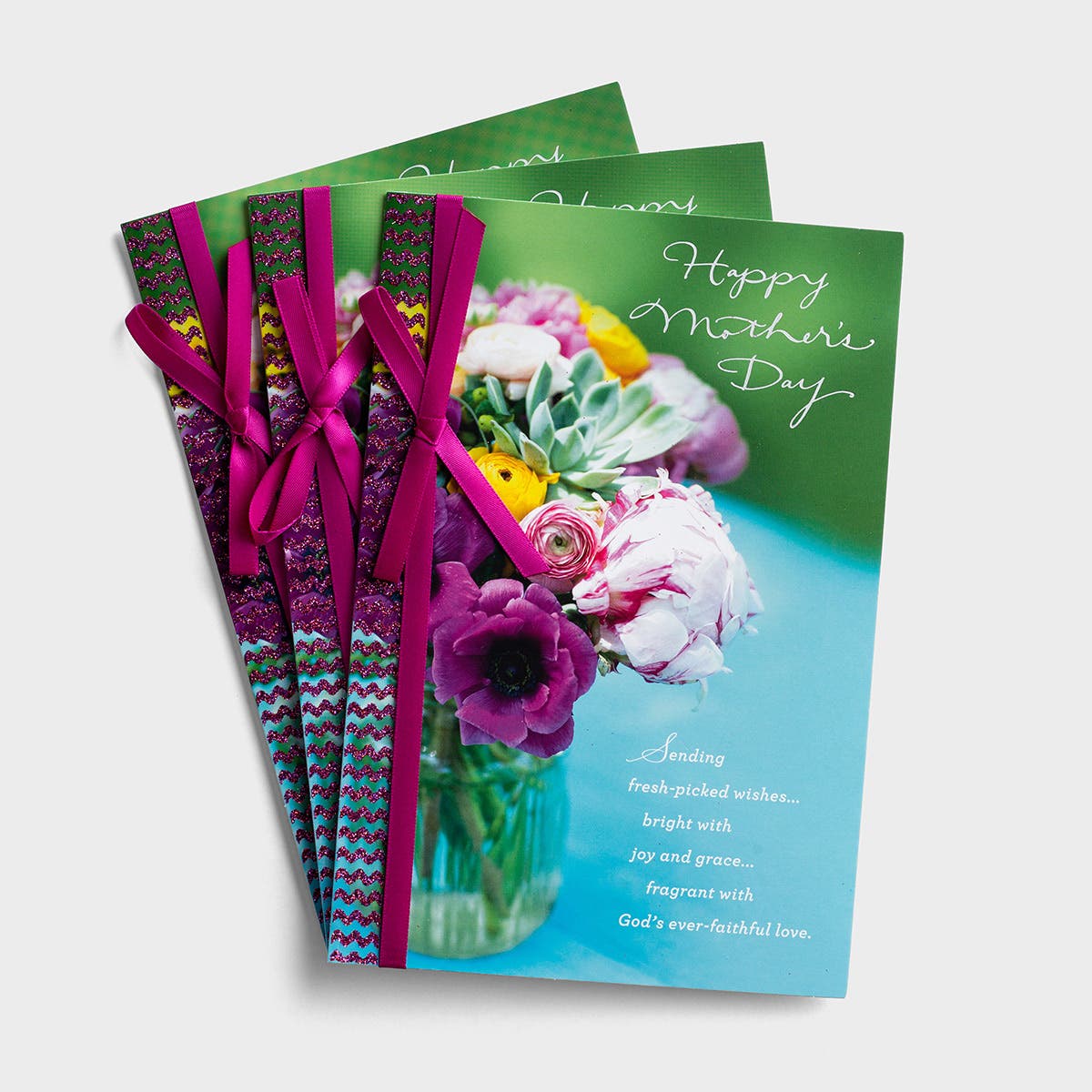 Mother's Day - Beauty and Goodness - 3 Premium Cards, KJV