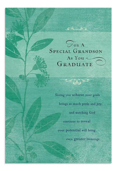 Graduation - Grandson - For a Special Grandson - 1 Greeting Card