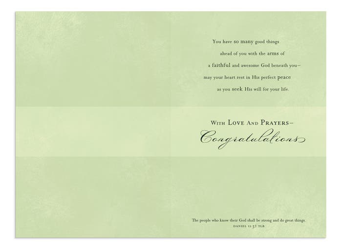 Graduation - Grandson - For a Special Grandson - 1 Greeting Card