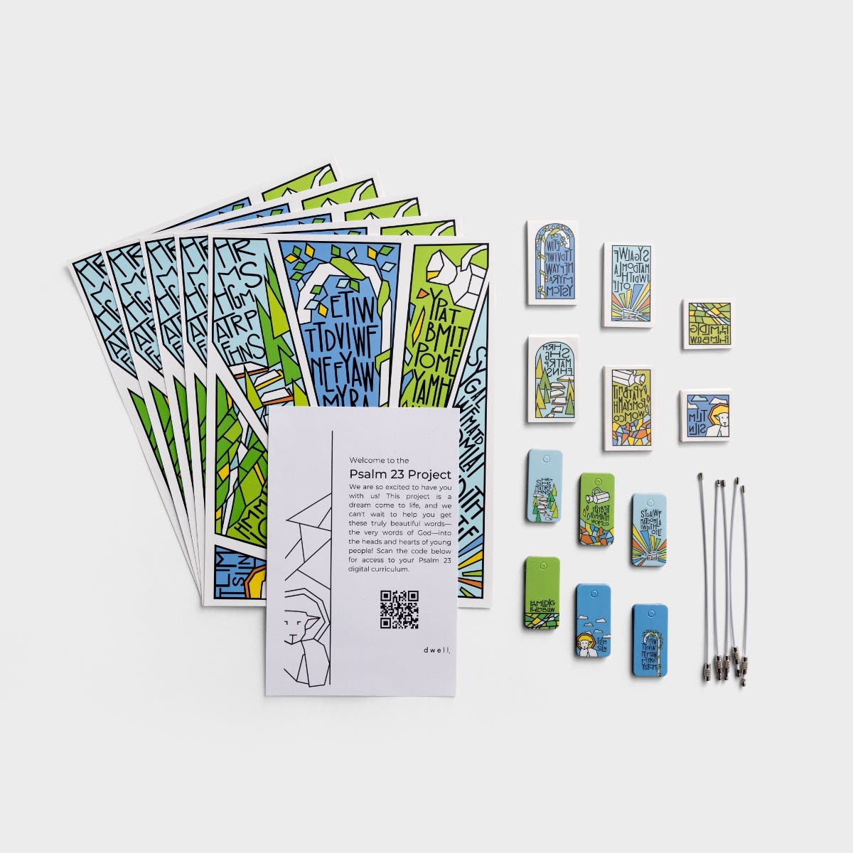 Dwell Differently - Psalm 23 Kid's Scripture Memory Verse Kit for Families and Groups