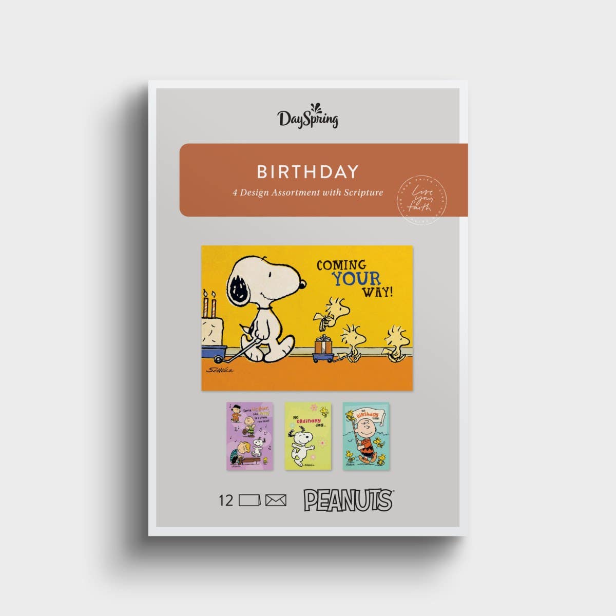 Peanuts® - Birthday - 12 Boxed Cards and Envelopes