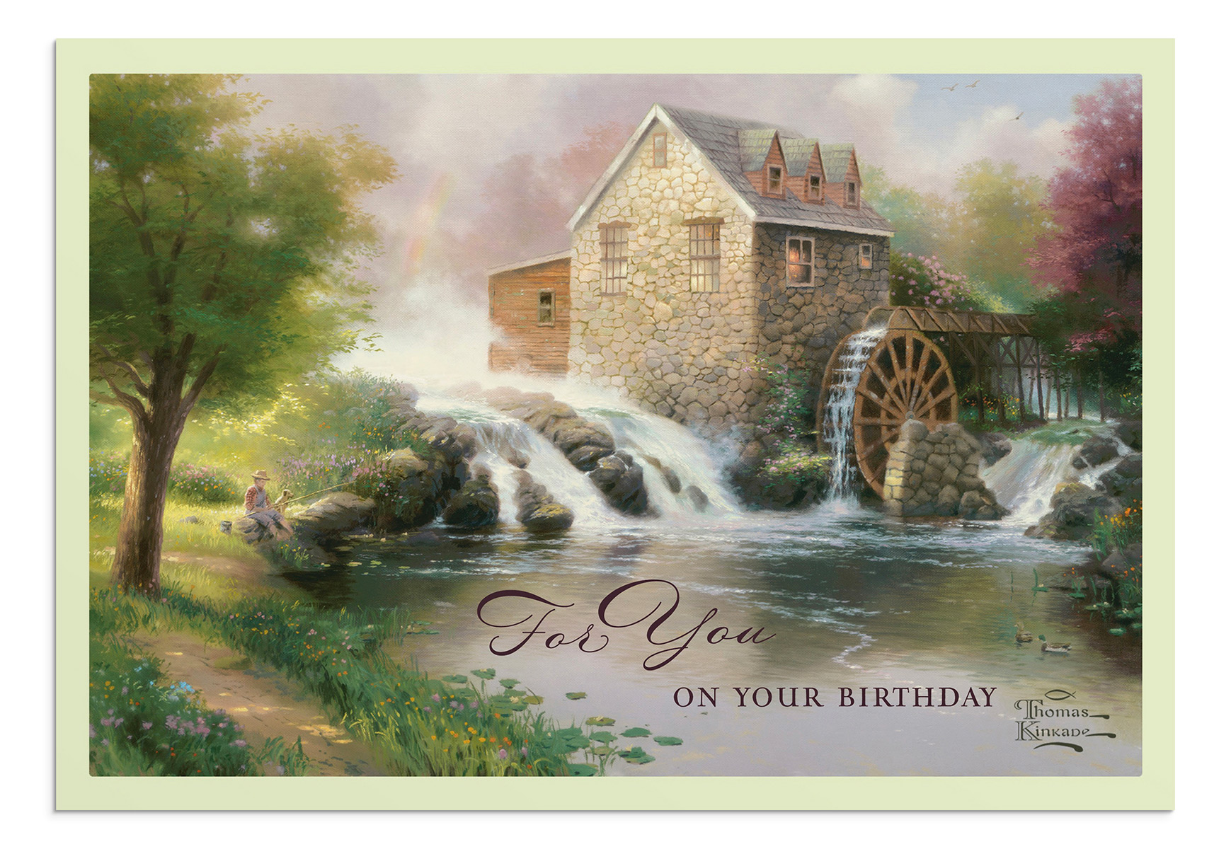 Thomas Kinkade - Birthday - For You - 12 Boxed Cards, KJV