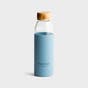 Fully Filled - Glass Water Bottle with Bamboo Lid