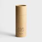 Be Strong - Glass Water Bottle with Bamboo Lid