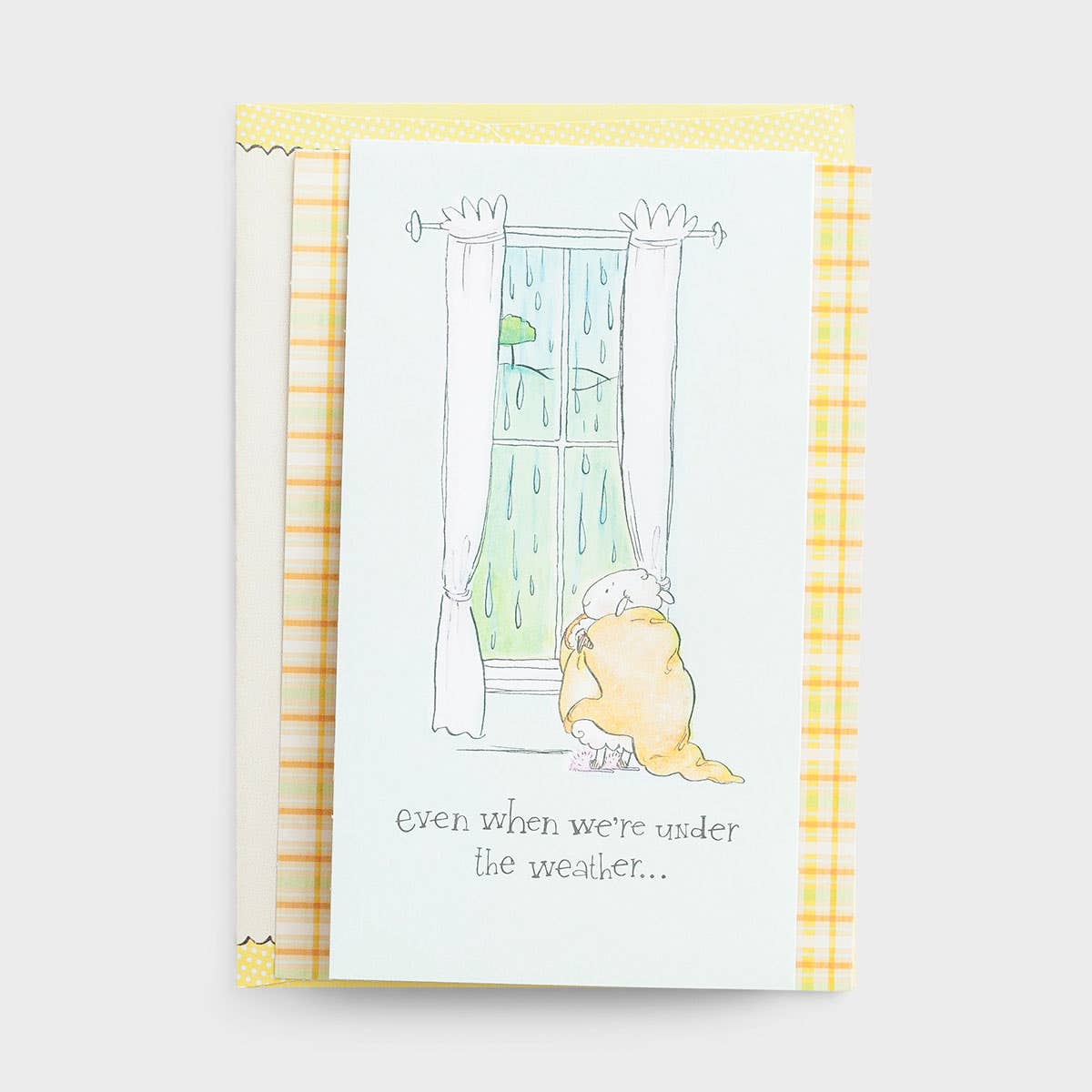 Really Woolly - Get Well - Under The Weather - 4 Greeting Cards