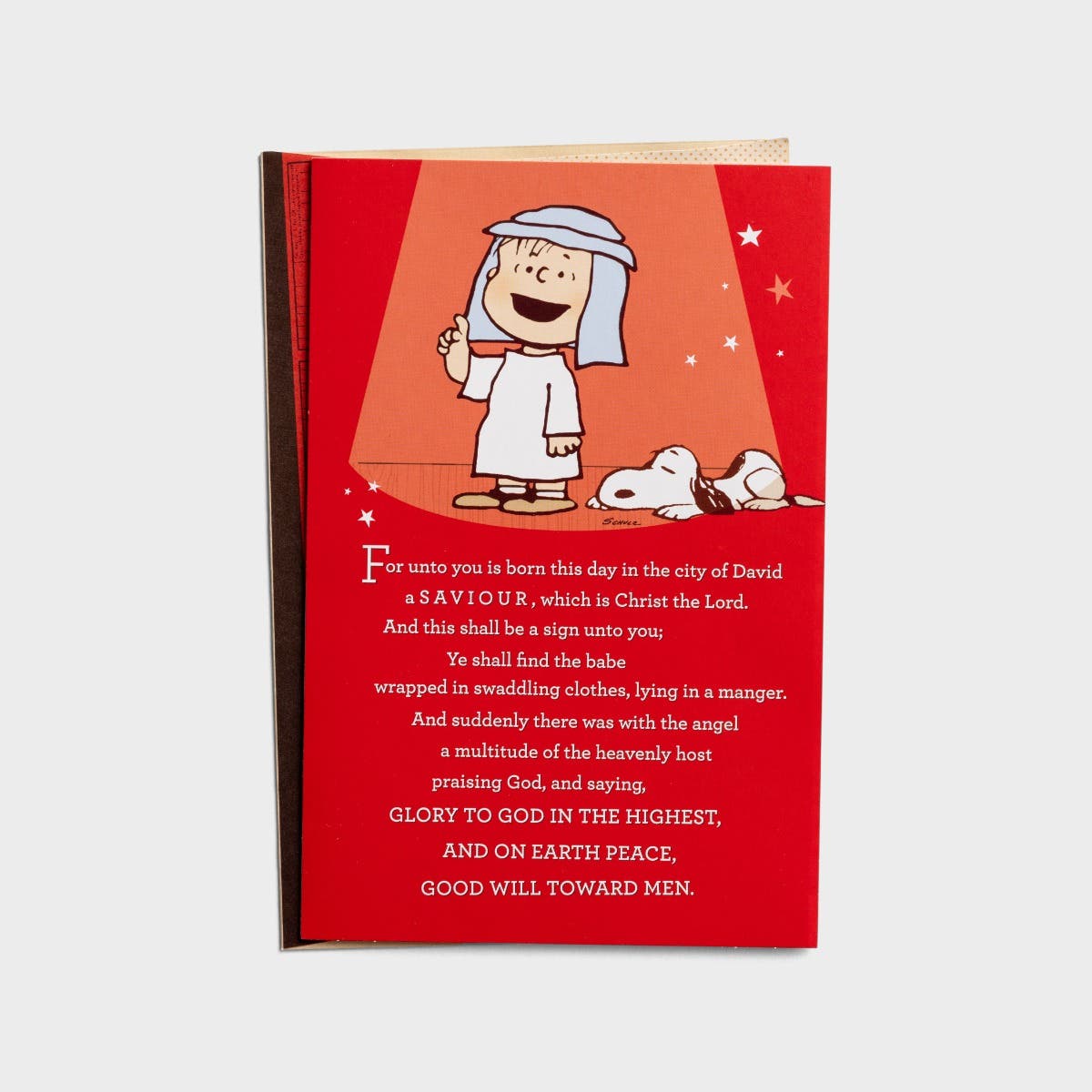 Peanuts® - Saviour, Christ the Lord - 18 Christmas Boxed Cards and Envelopes, KJV