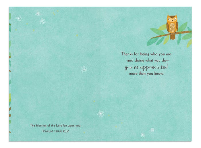 Ministry Appreciation - Children's Ministry - One Little Life at a Time - 1 Greeting Card - KJV