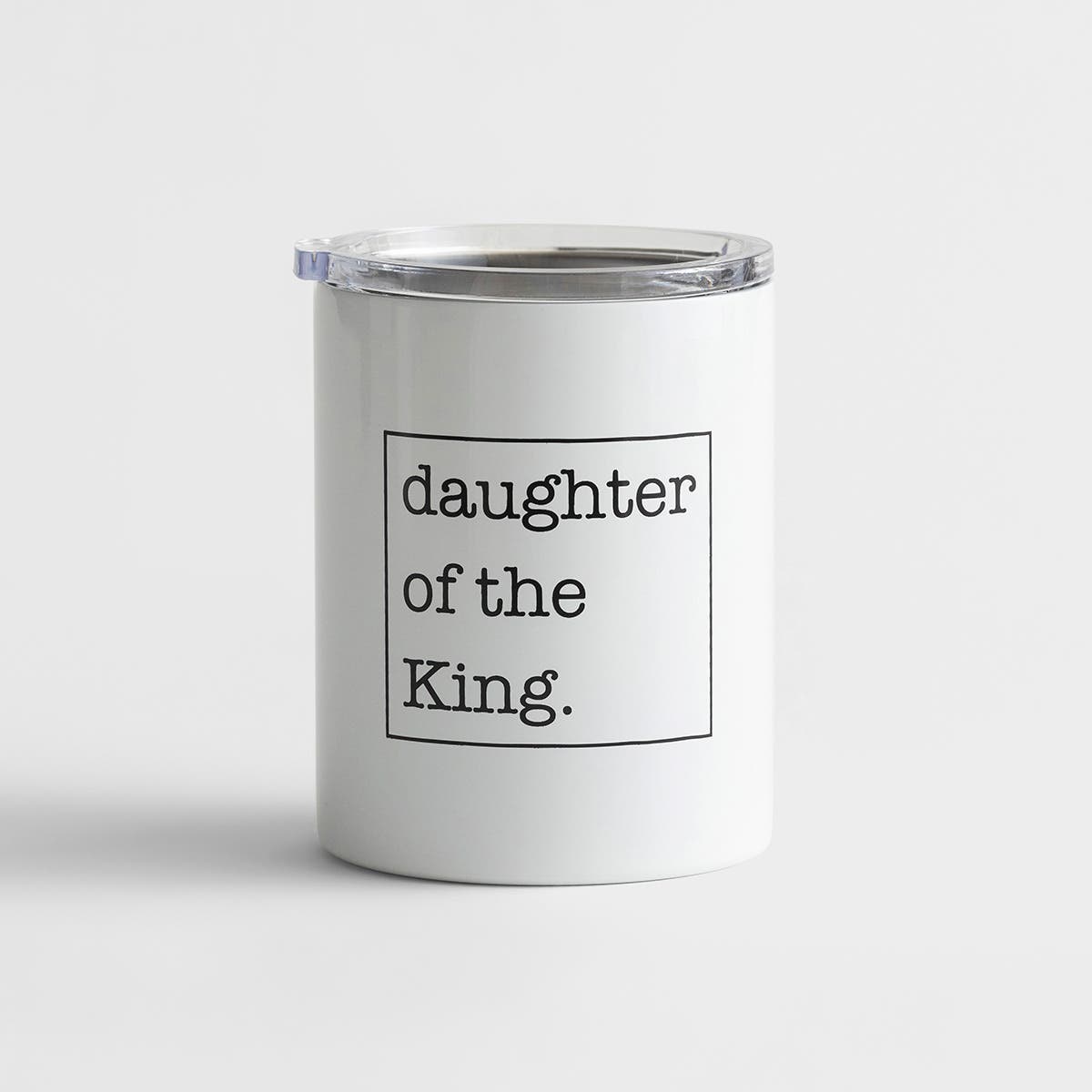 Stainless Steel Coffee Tumbler 12oz - Daughter of the King