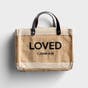 Loved - Bible Cover Tote