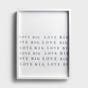 Love Big - Framed Wall Art