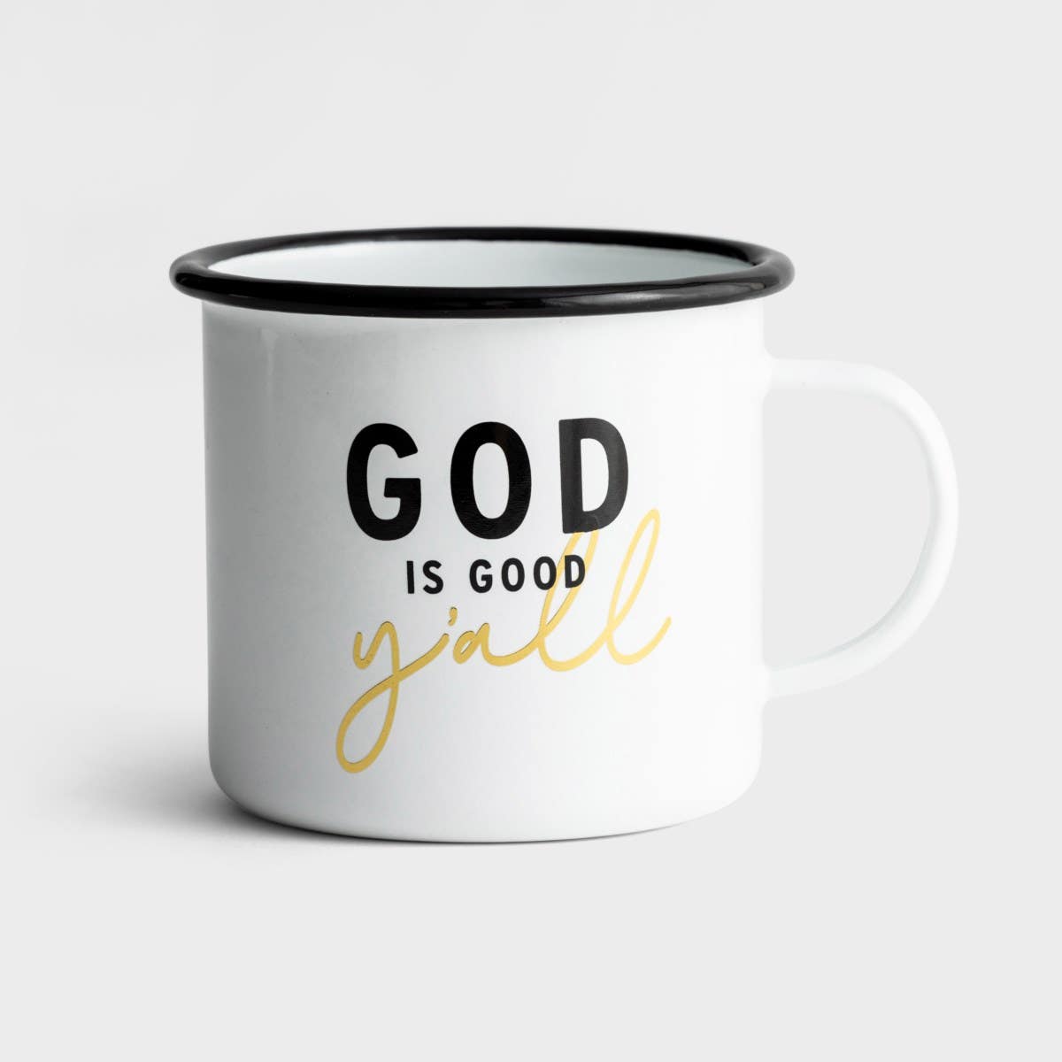 God is Good Y'all - Enamel Mug