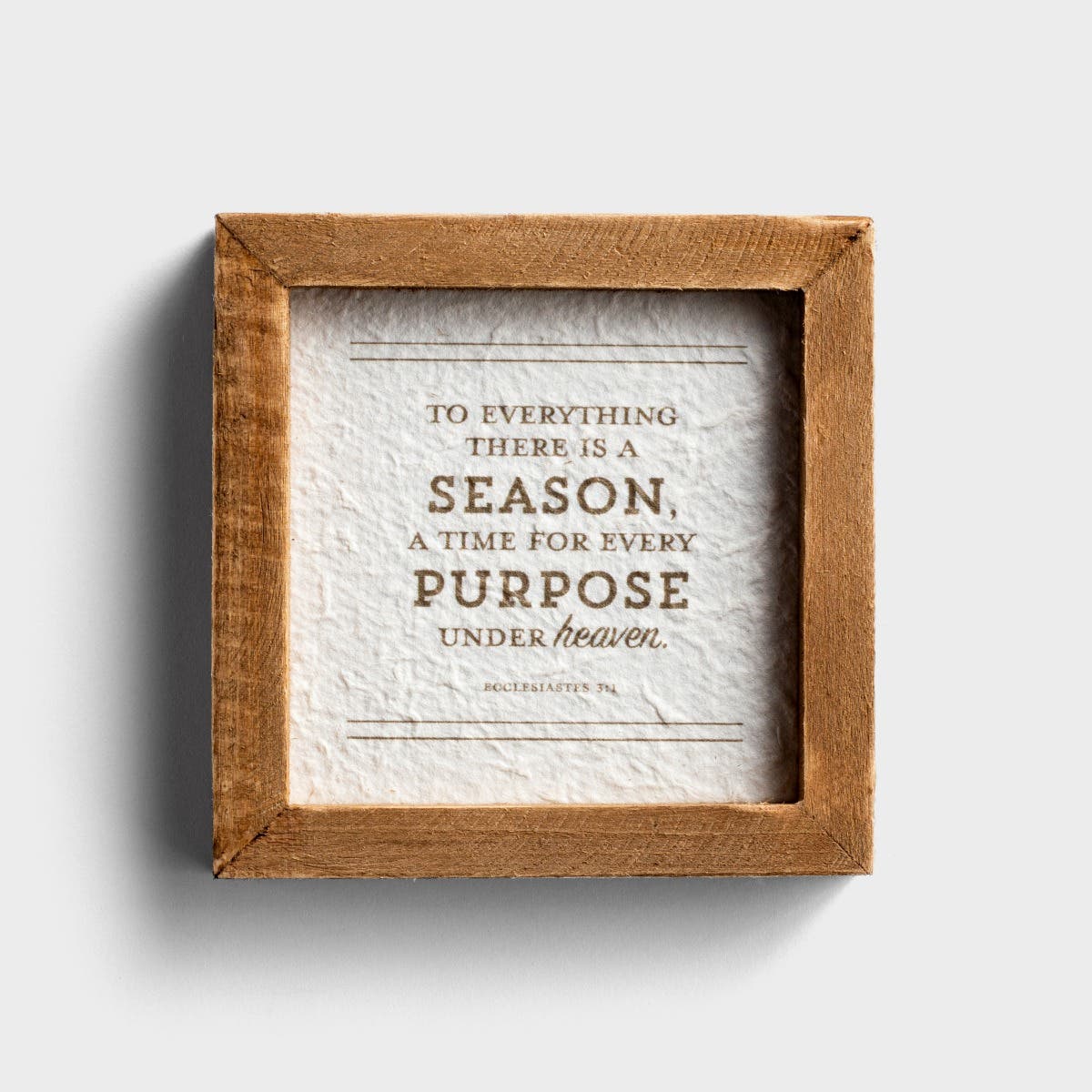 To Everything There Is A Season - Framed Tabletop and Wall Art 