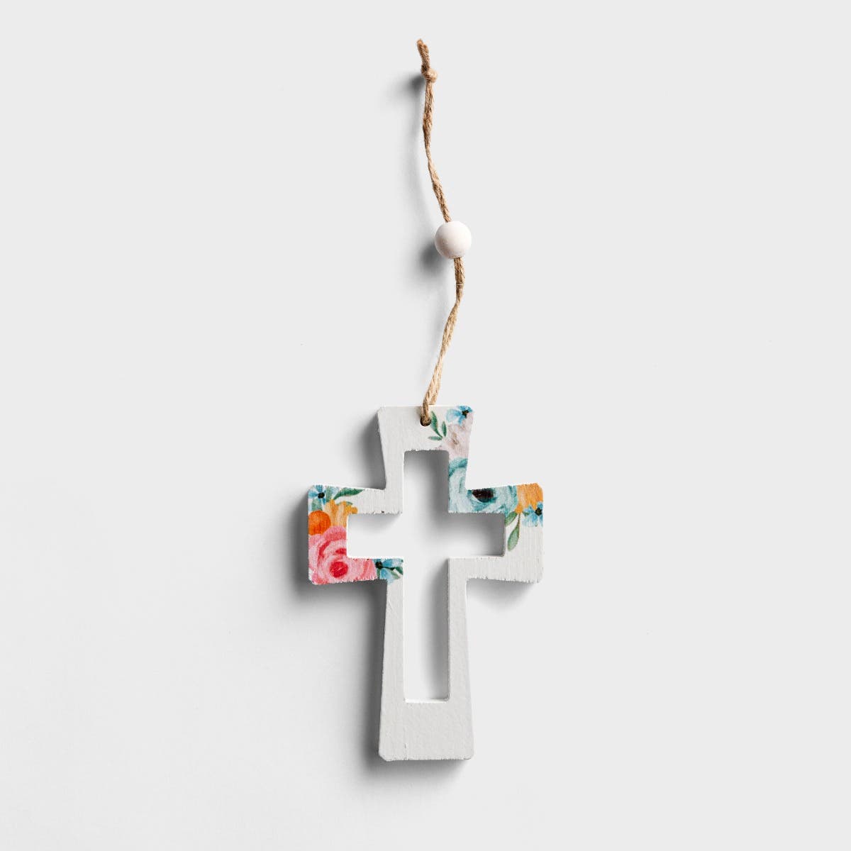 Rooted in Love - Hanging Cross - 5.5"